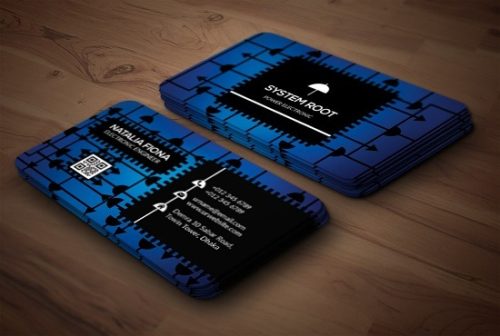 Electronic Business Card Design