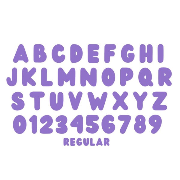 Wedges-Rounded Font