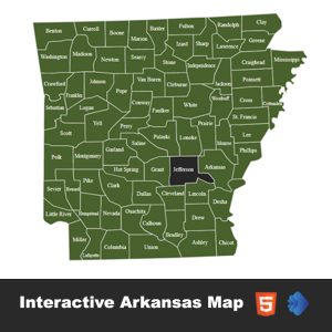 Interactive Arkansas Map