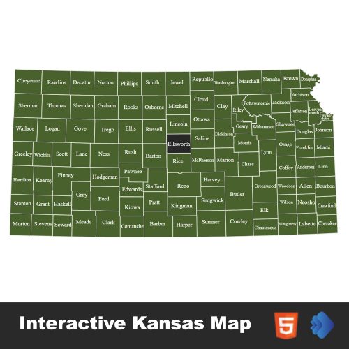 interactive Kansas Map