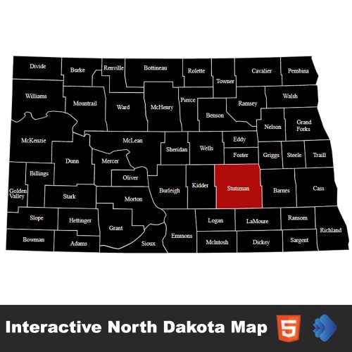 Interactive North Dakota Map