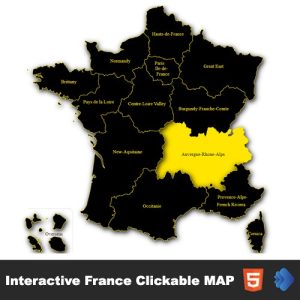 The Interactive France Clickable Map