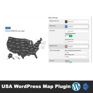 Interactive USA Map WordPress Plugin