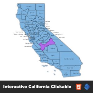 The Interactive California Clickable MAP