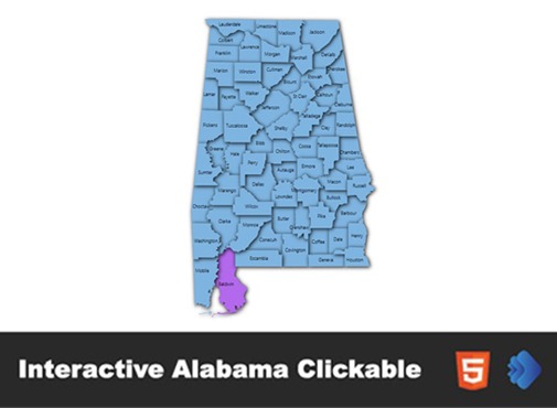Interactive Alabama MAP