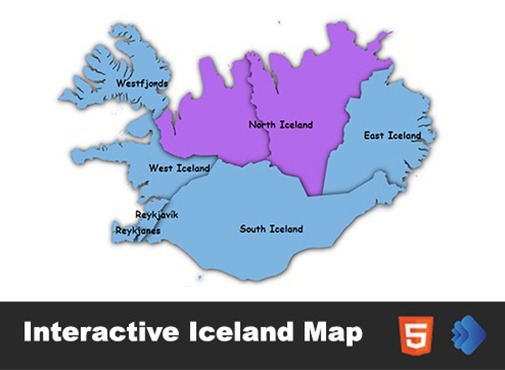 Interactive Iceland Map