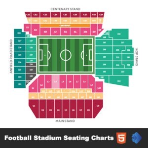 Interactive Clickable Football Stadium Seating Charts